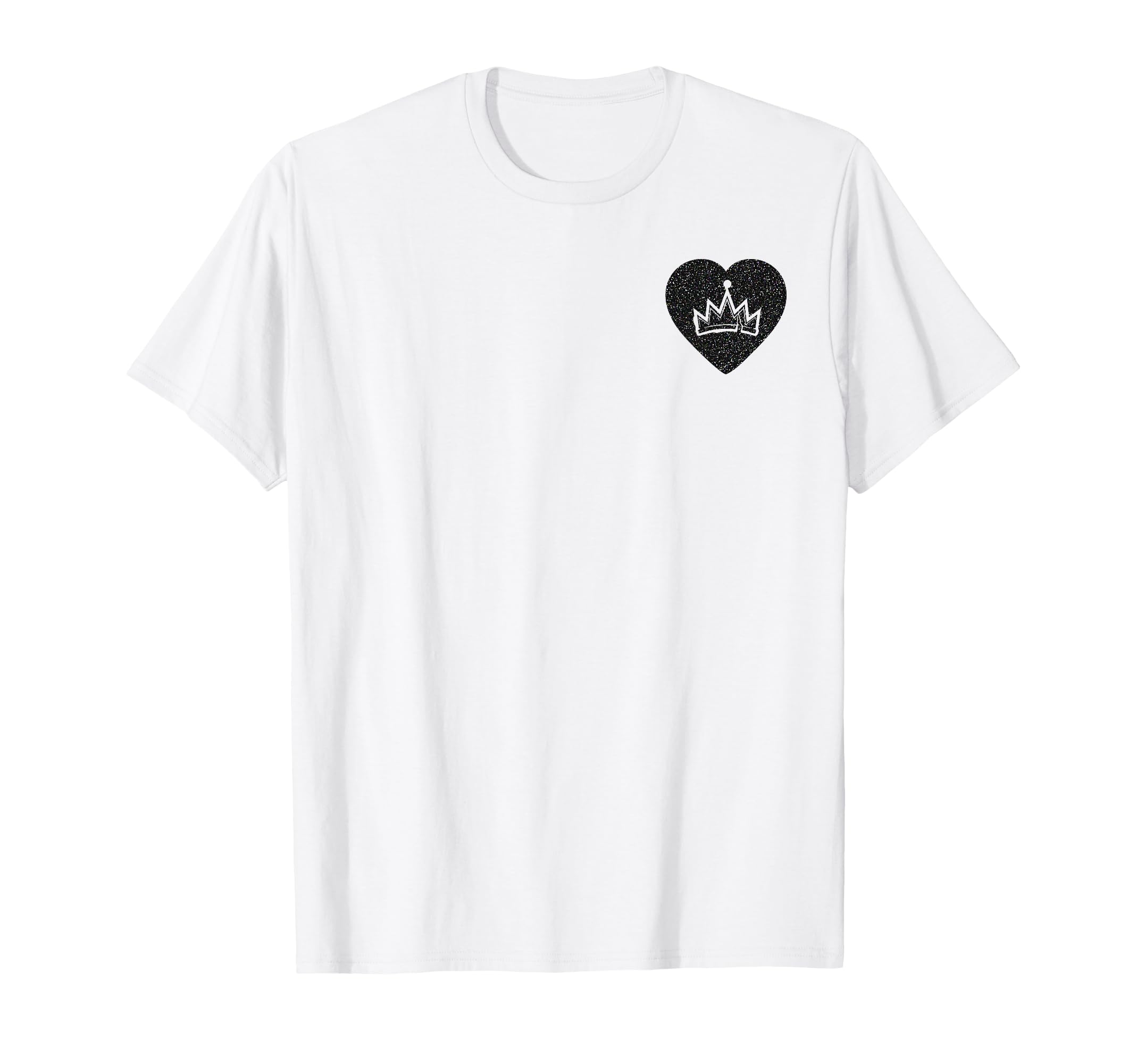 T-shirt Disney Descendants vêtement imprimé logo Royal Crown à col rond