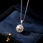 Pearl Necklaces,Gifts for women wife, Pearls Pendant Necklace, Christmas day Gifts for Mom Wife Girlfriend Her, Anniversary Birthday gifts Fine Jewelry Valentine's Day Mothers Day Gifts for mom