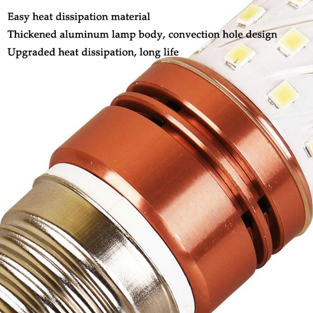 Paquete de 5/10 bombillas LED de maíz E27, bombillas LED de bajo consumo de 16 W, equivalente a bombillas incandescentes de 100 W, luz blanca diurna 6000 K, bombilla LED de maíz de bajo consumo