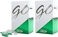 Vista 1 de Opalescence Go - Bandejas de blanqueamiento dental precargadas con gel (2 paquetes / 20 tratamientos) - 15% de peróxido de hidrógeno - Kit