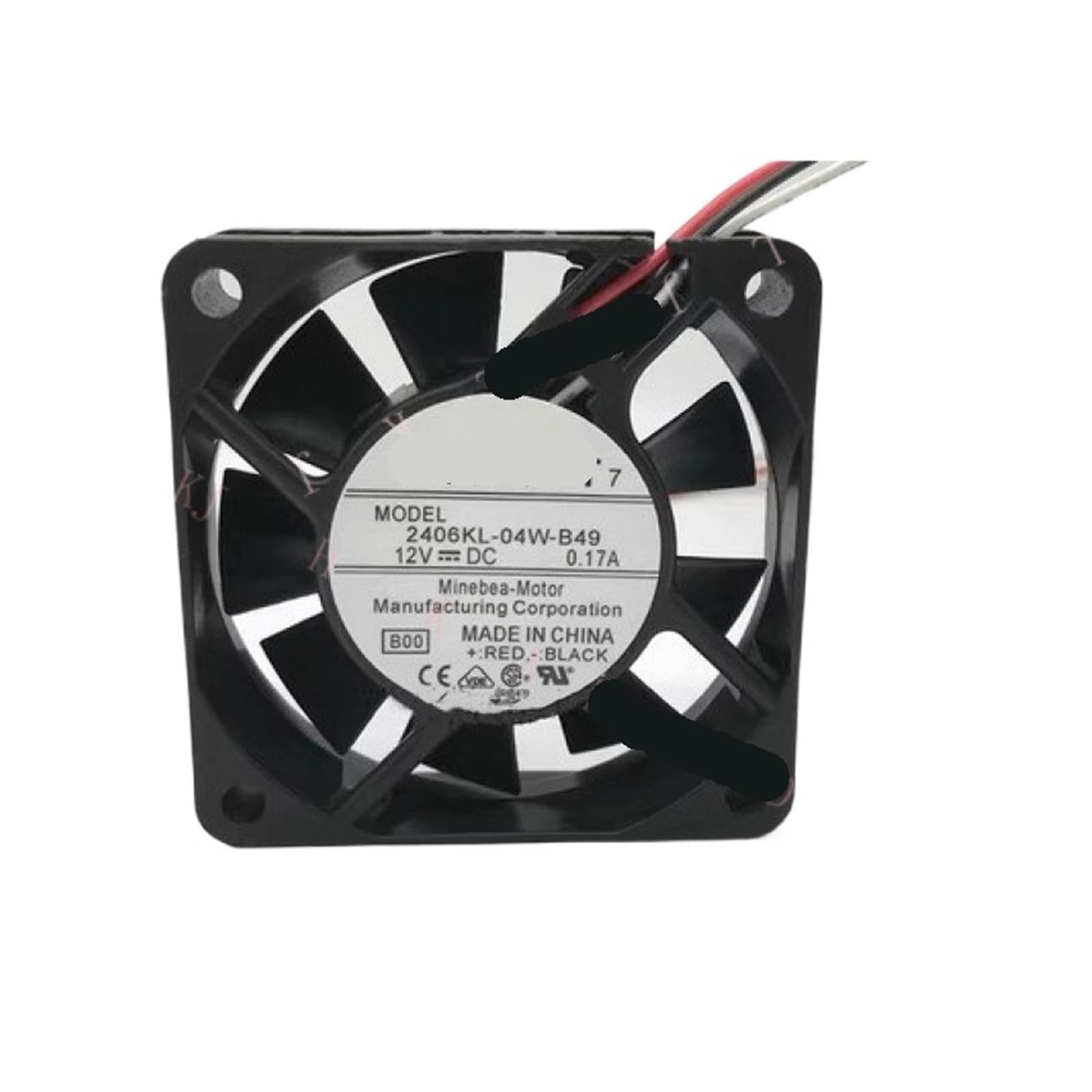 LWJYIPETZQ 6015 2406KL-04W-B49 12V 0.17A 6CM Cooling fan