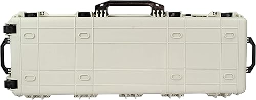 Miniatura 10 de Eylar Funda rígida protectora para rifle de rodillo de 48 pulgadas con placa de logotipo personalizada y espuma, impermeable y a prueba de golpes