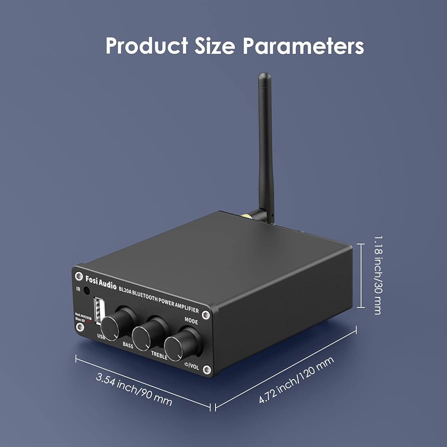 Fosi Audio BL20A Bluetooth Powerアンプ Amazon.co.jp: Fosi Audio BL20A 小型 Bluetooth ステレオ