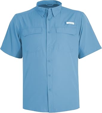 HABIT Mens Trappers Cabin Hybrid Short Sleeve Shirt