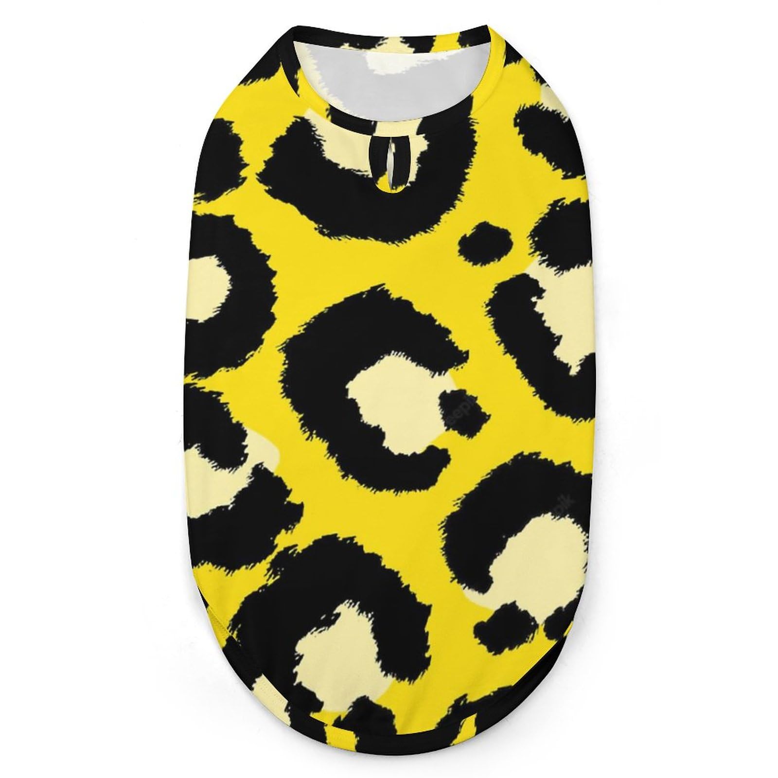 Yellow Skin Leopard Dog Shirts Pet Printed Clothes Puppy Shirts Breathable Dog Outfit Soft Dog Sweatshirt for Pet Dogs Cats