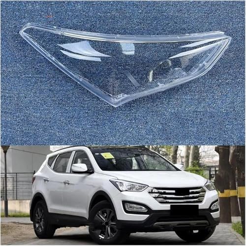 Couvercle de phare voiture Hyundai Santa Fe IX45 cache transparent droit