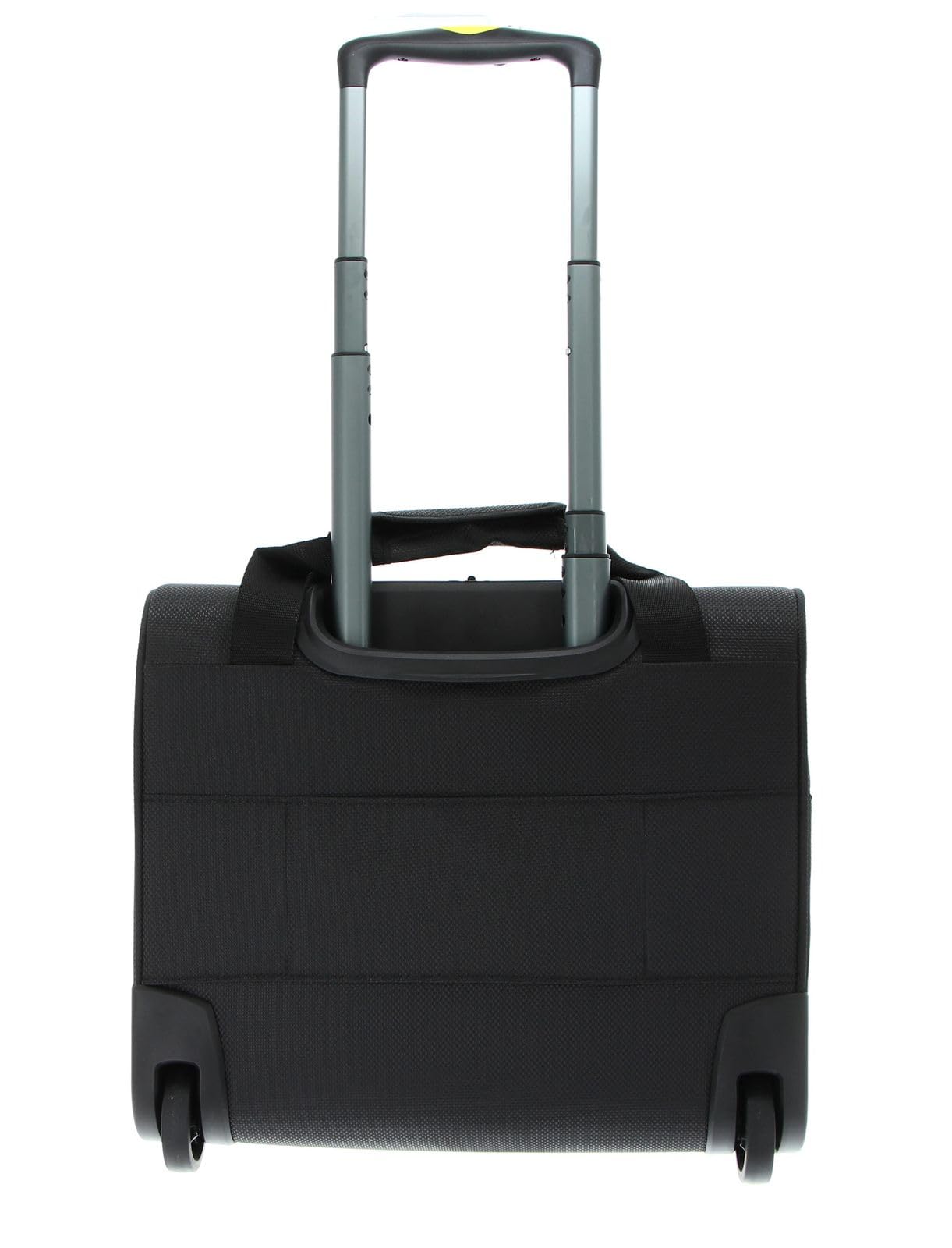 Mandarina Duck Zephyr Rolling Tote, Nero, 40E+1 x 2E+1 x 36 centimeters, Comoda borsa pilot a due ruote