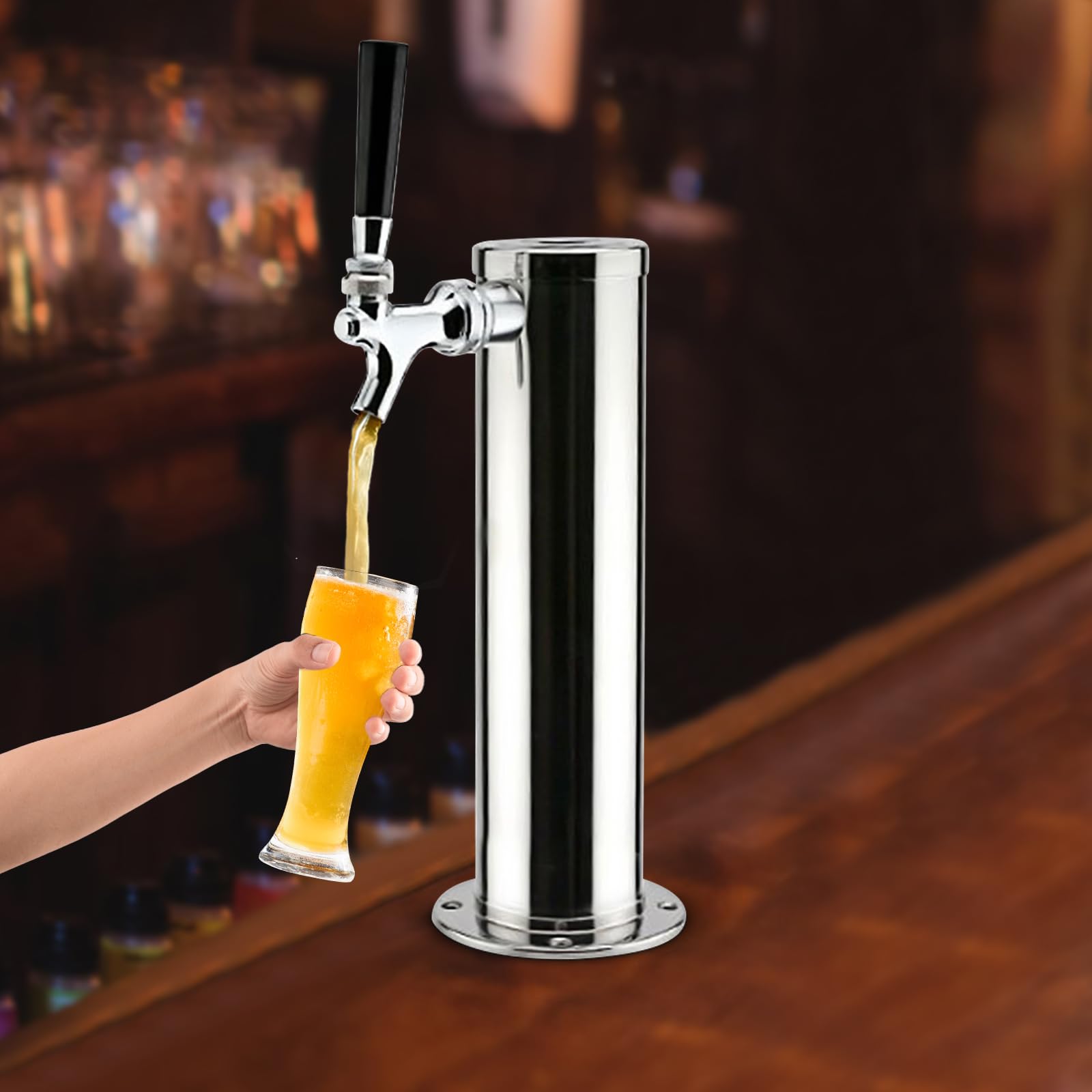 Professionelles Bier Tower Kit Aus Edelstahl, Ideal Für Frisches Bier, Milch Und Säfte, Einfache Installation, Langlebig Und Leicht Zu Reinigen