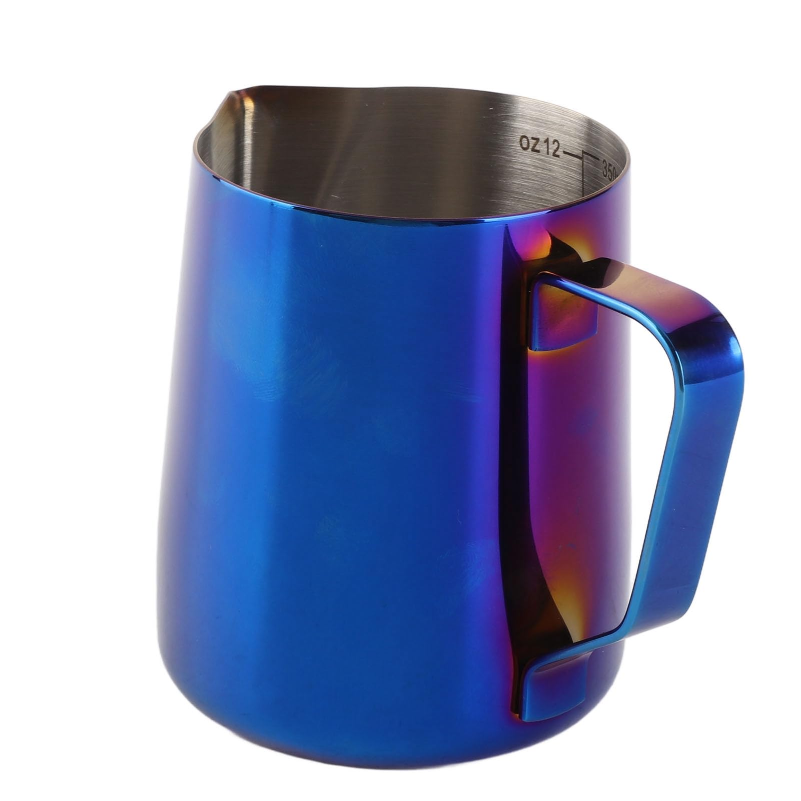 Dzbanek do spieniania mleka, 350 ml, ze stali nierdzewnej, ze skalą pomiarową, do domowego espresso i cappuccino
