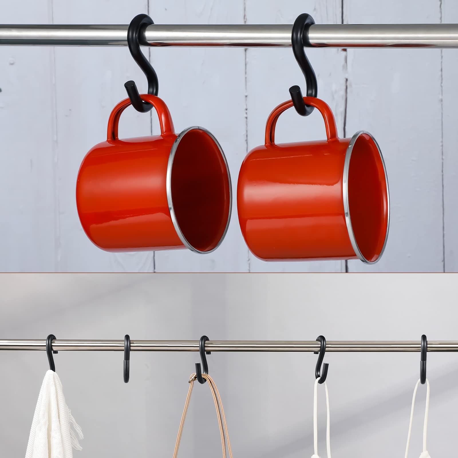 Heavy Duty S Hooks - 4 Pack, 441 Lb Capacity -5