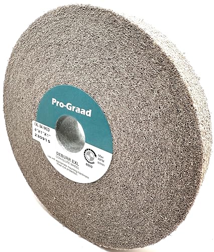 EXL Deburring Wheel 6" x 1" x 1", 8A Medium, 13617