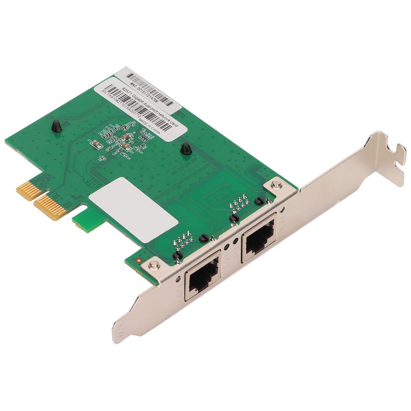 Cocoarm Carte Réseau Ethernet Double Port PCIE, 10/100/1000Mbps