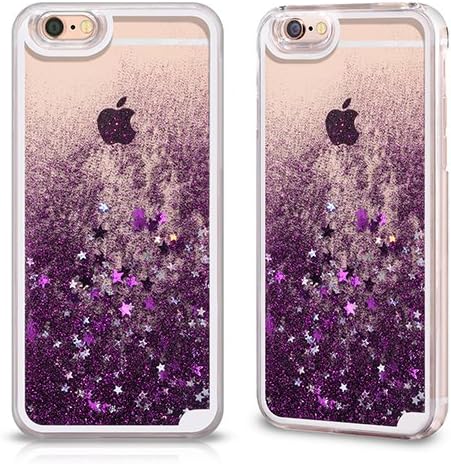 Purple Liquid Glitter Case Cover for Apple iPhone 6 / 6s