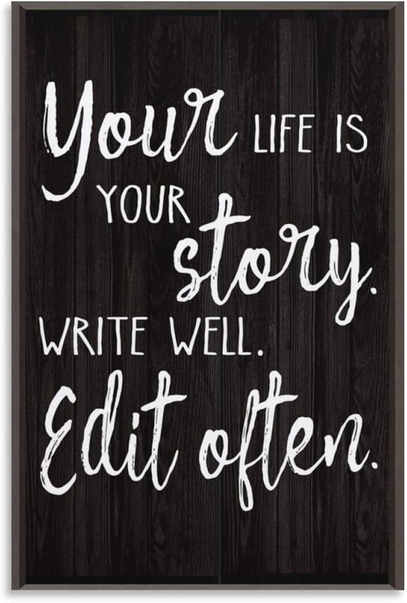 Kwqdozf As Pic Your Life Is Your Story Write Well. Edit Often. Positive Poster, Classroom