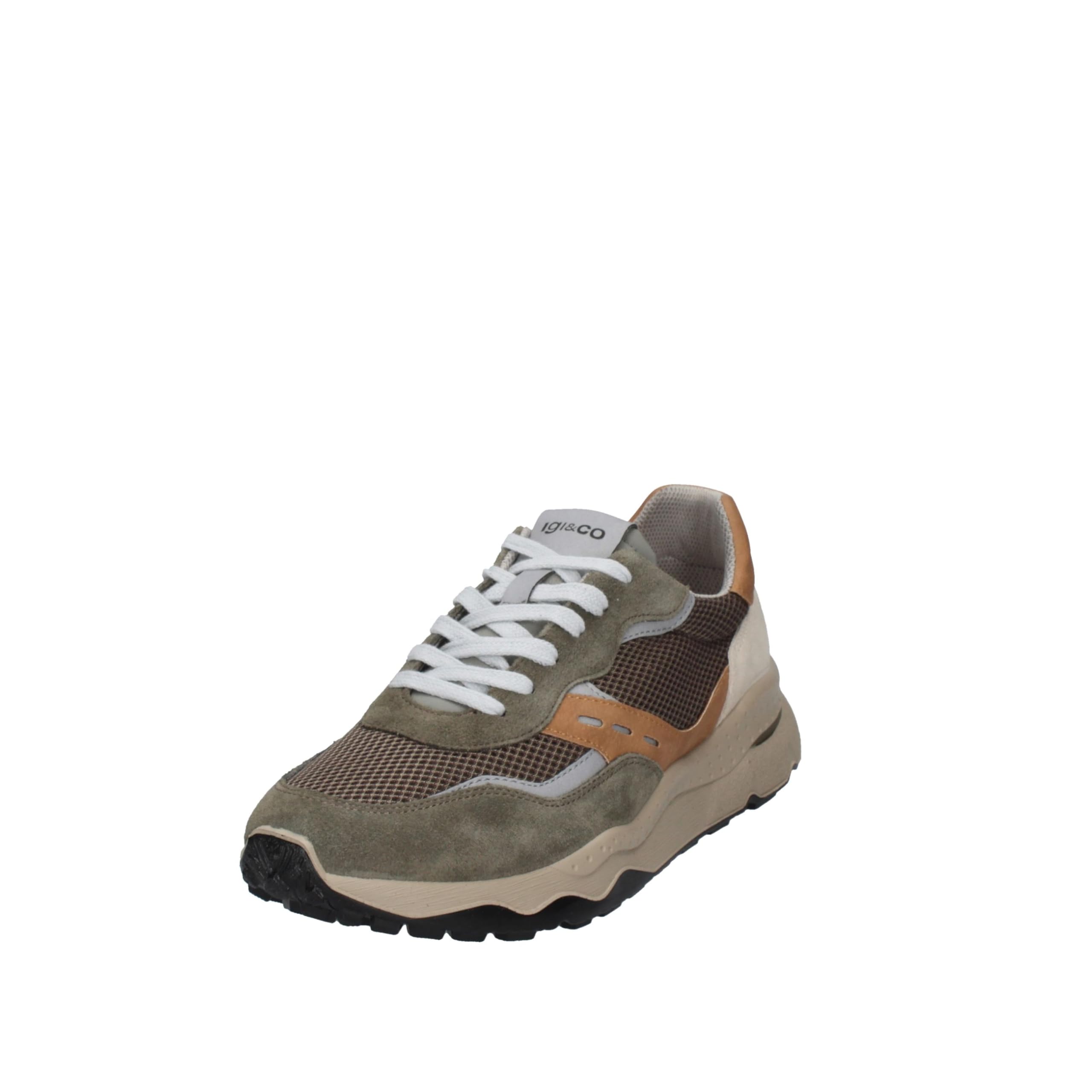 IGI&Co Sneakers Uomo in Camoscio e Tela, con Plantare in Memory Foam, Stile Sportivo Estivo