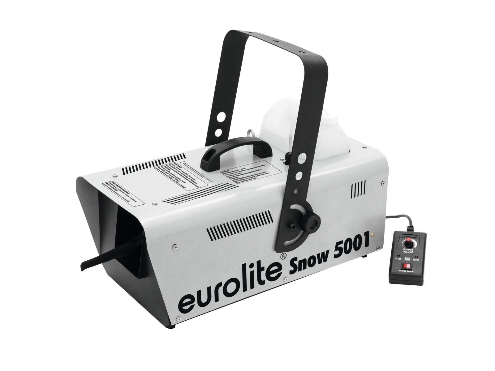 Eurolite Snow 5001 Schneemaschine | Schneemaschine mittlerer Größe mit Kabelfernbedienung