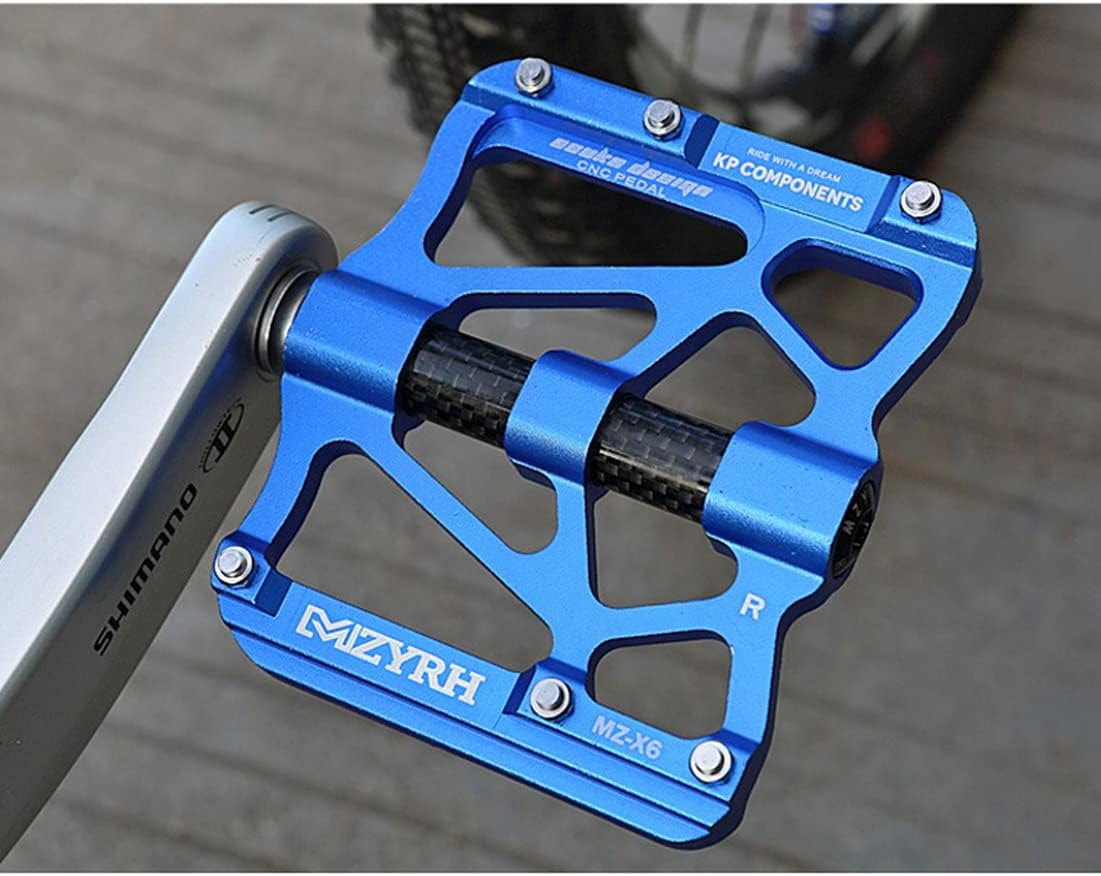 BlueSunshine - Juego De Pedales De Aleación De Bicicleta De 9/16 Pulgadas Para Bicicleta De Montaña, Rodamientos De Aluminio, Pedales De Plataforma De Aleación Para Bicicleta BMX MTB, Pedales De