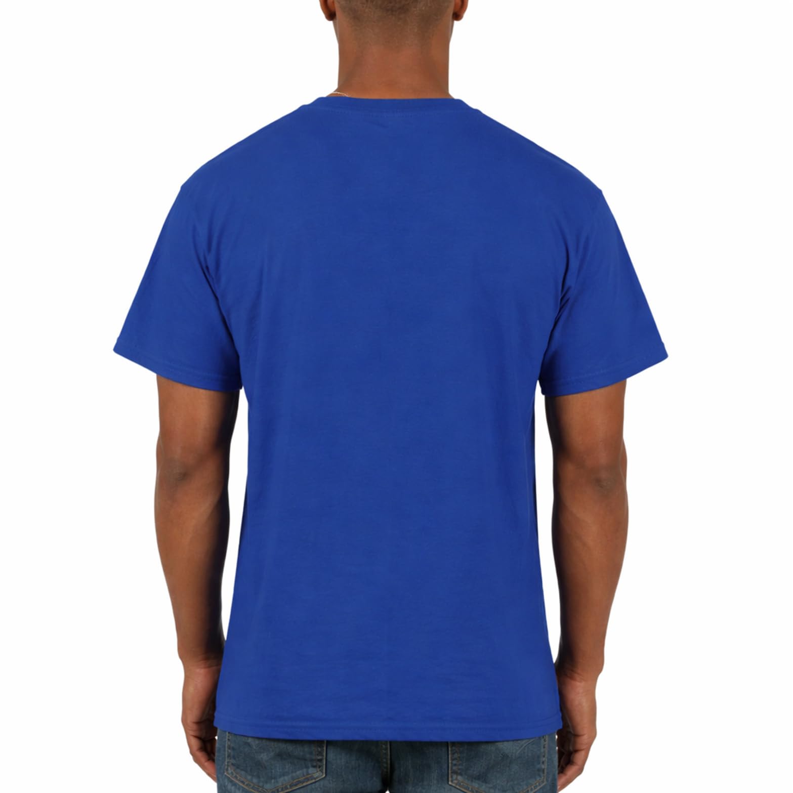 Junk Food NBA - Core Stacked Adult SS T-Shirt, Royal Blue, M - Image 3