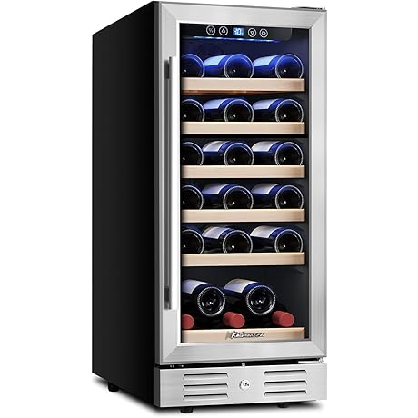 Kalamera 15-Inch Wine Fridge for 30 Bottles