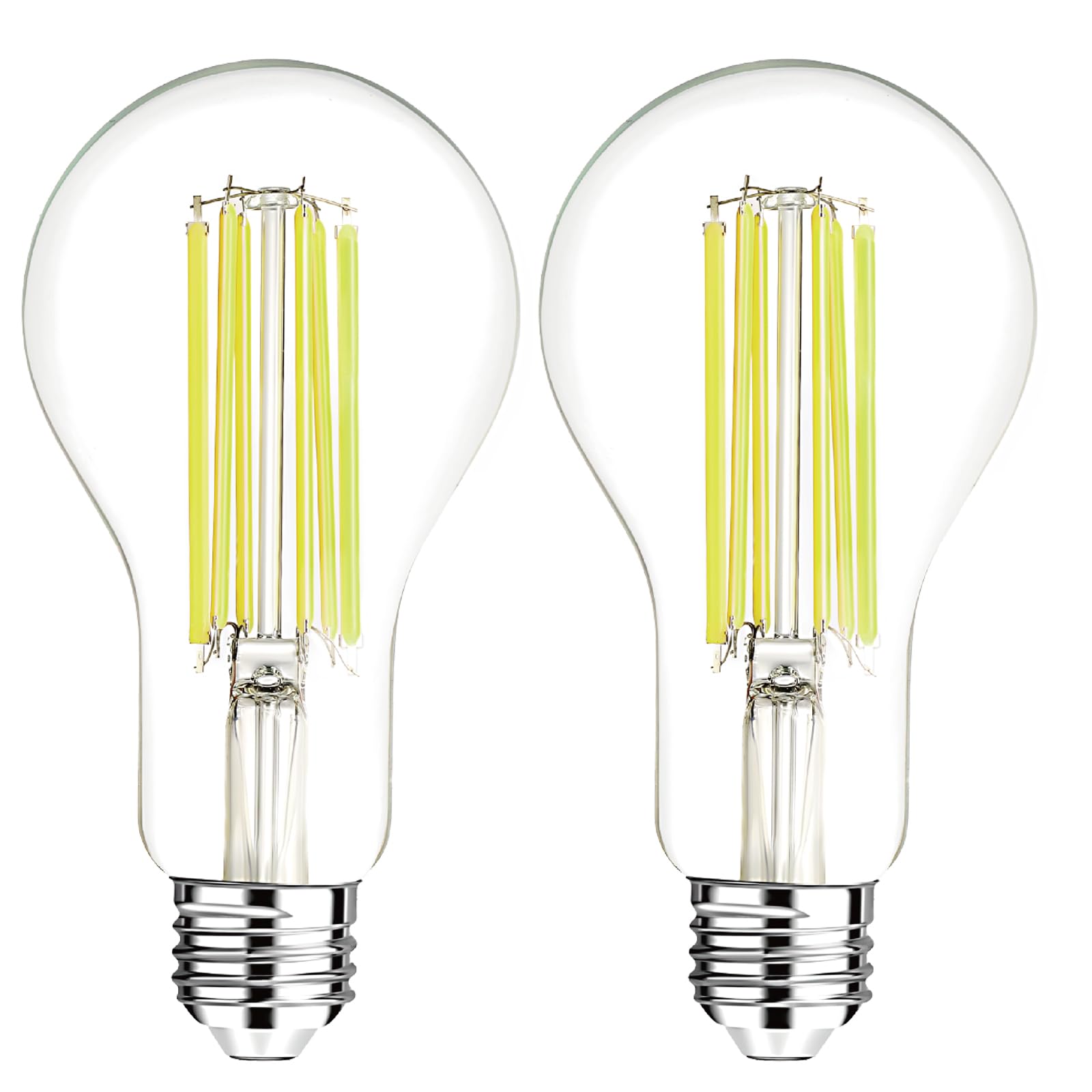 FLSNT E27 Screw Bulb 200W Equivalent, 3000LM Ultra Bright LED Light Bulb, 18W A70 LED Edison Screw Bulb, 6500K Cool White