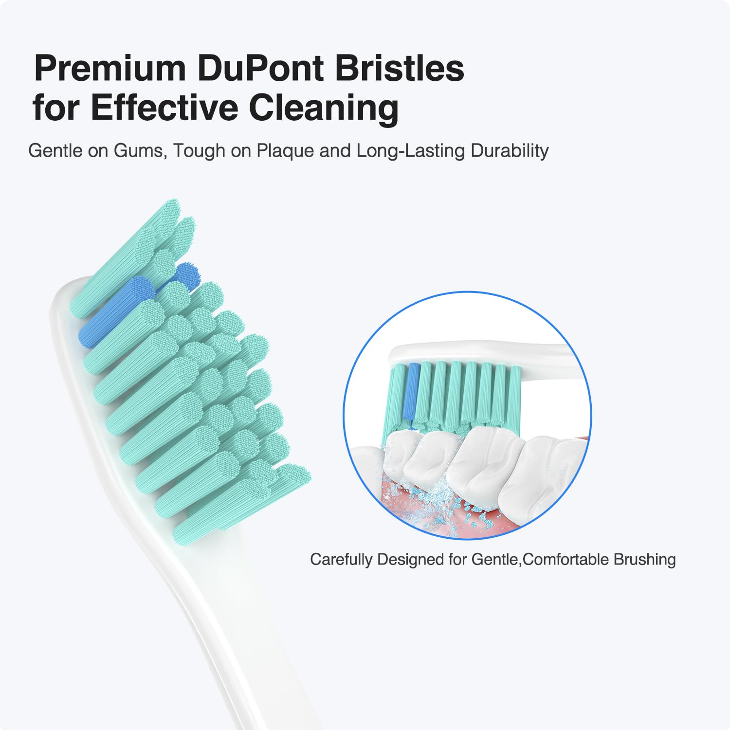 Ersatz-Zahnbürstenköpfe für Philips Sonicare, 6 Stück