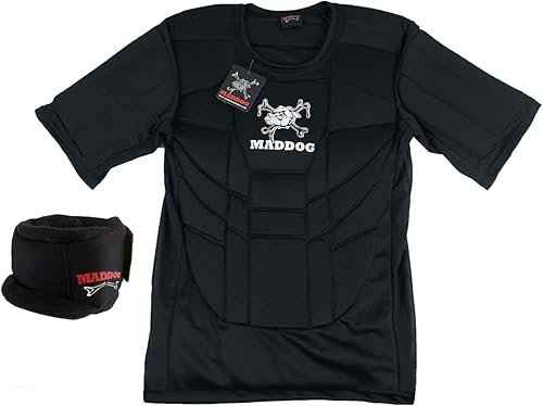 Maddog Paquete combinado de protector de cuello y pecho acolchado profesional
