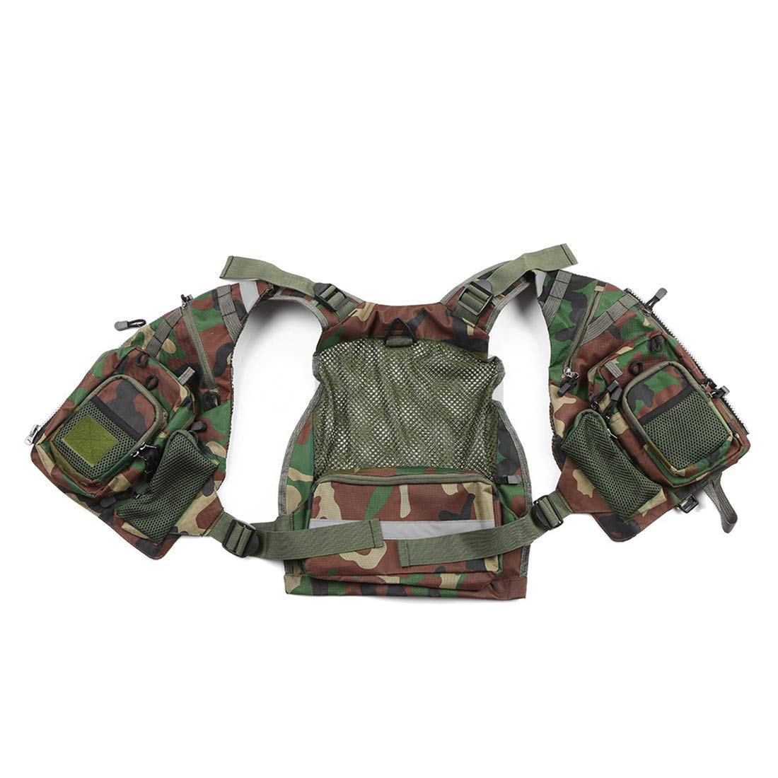 Gilet Da Pesca,gilet Di Raffreddamento Leggero Casual Da Uomo, Gilet Multifunzione Da Pesca Avventura,Gilet Tattico Casual Da Direttore Della -tasche