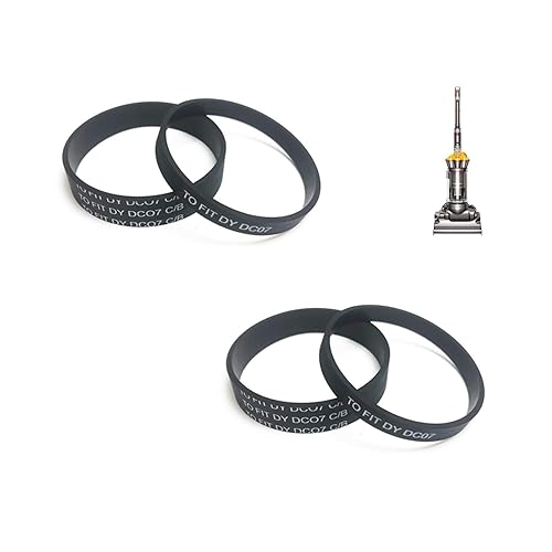 CPAI Correas de repuesto para aspiradora vertical Dyson, compatibles con modelos DC07, DC04, DC14, DC33, parte 02514-01, 902514-1 (2 juegos)