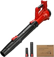 Cordless Leaf Blower for Milwaukee 18V Battery, Electric Powerful Leaf Blowers Brushless Motor, 18,000 r/min for Cleaning Patio, Yard, Sidewalk, Garden (Bare Tool, Without Battery)
