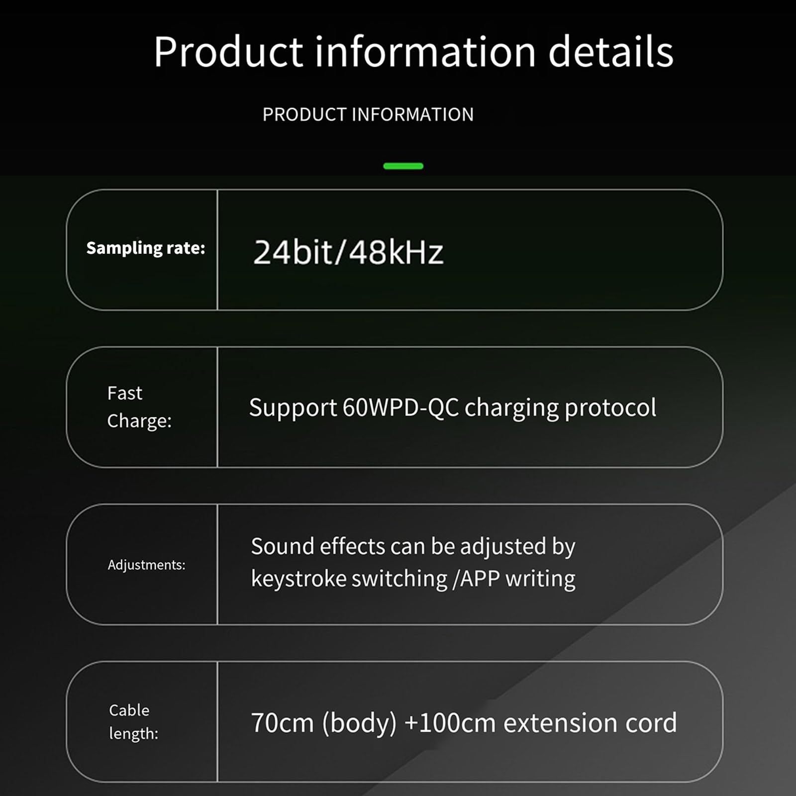 Tarjeta de sonido externa USB pequeña de 7.1 canales para juegos para computadora, portátil, tableta con juegos envolventes