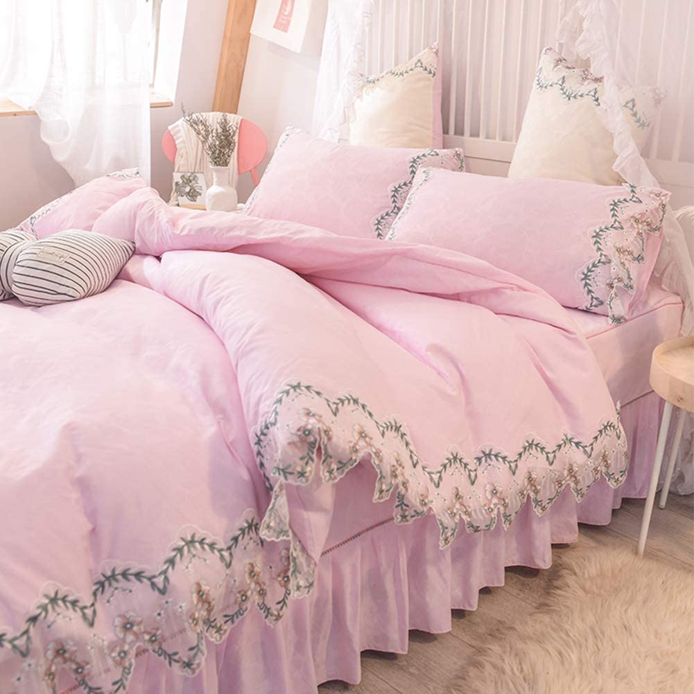 Set di biancheria da letto a righe viola bianche, 3 pezzi, in microfibra super morbida, (1 copripiumino, 2 federe, king size 220 x 230 cm