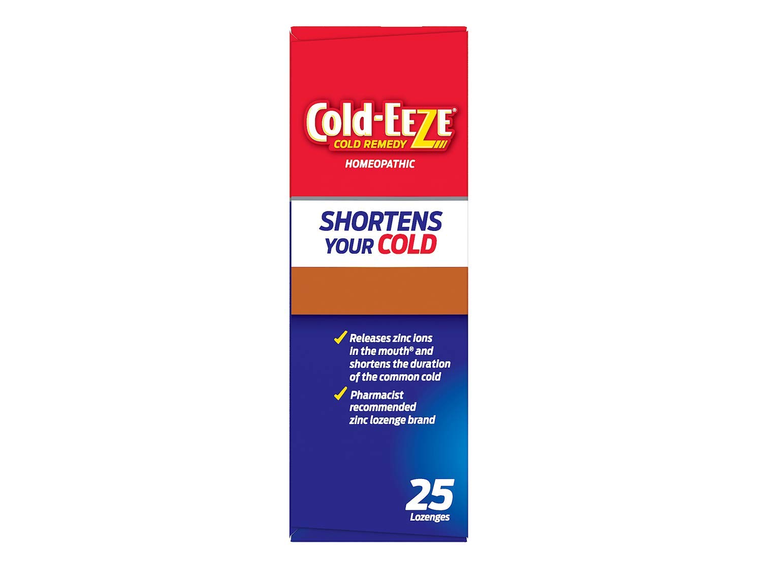 Cold-Eeze Plus Defense Zinc Lozgs, Natural Citrus Elderbry Flavor, 25 Ct — Amazon image 5