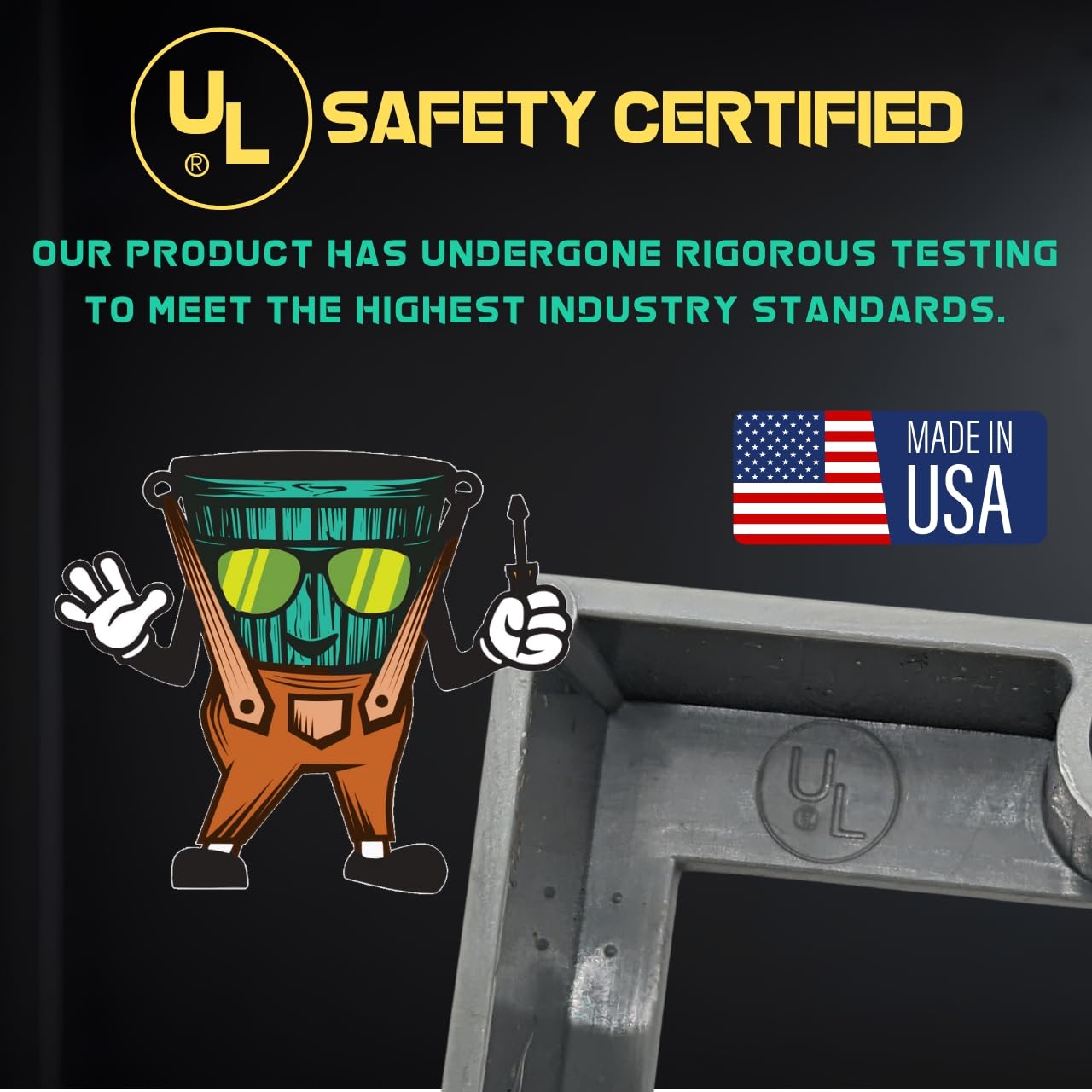 3/4" Single Gang Outlet Box Extenders, UL Listed, Electrical Box Extender for Outlets & Switches, Pack of 3 - Image 6