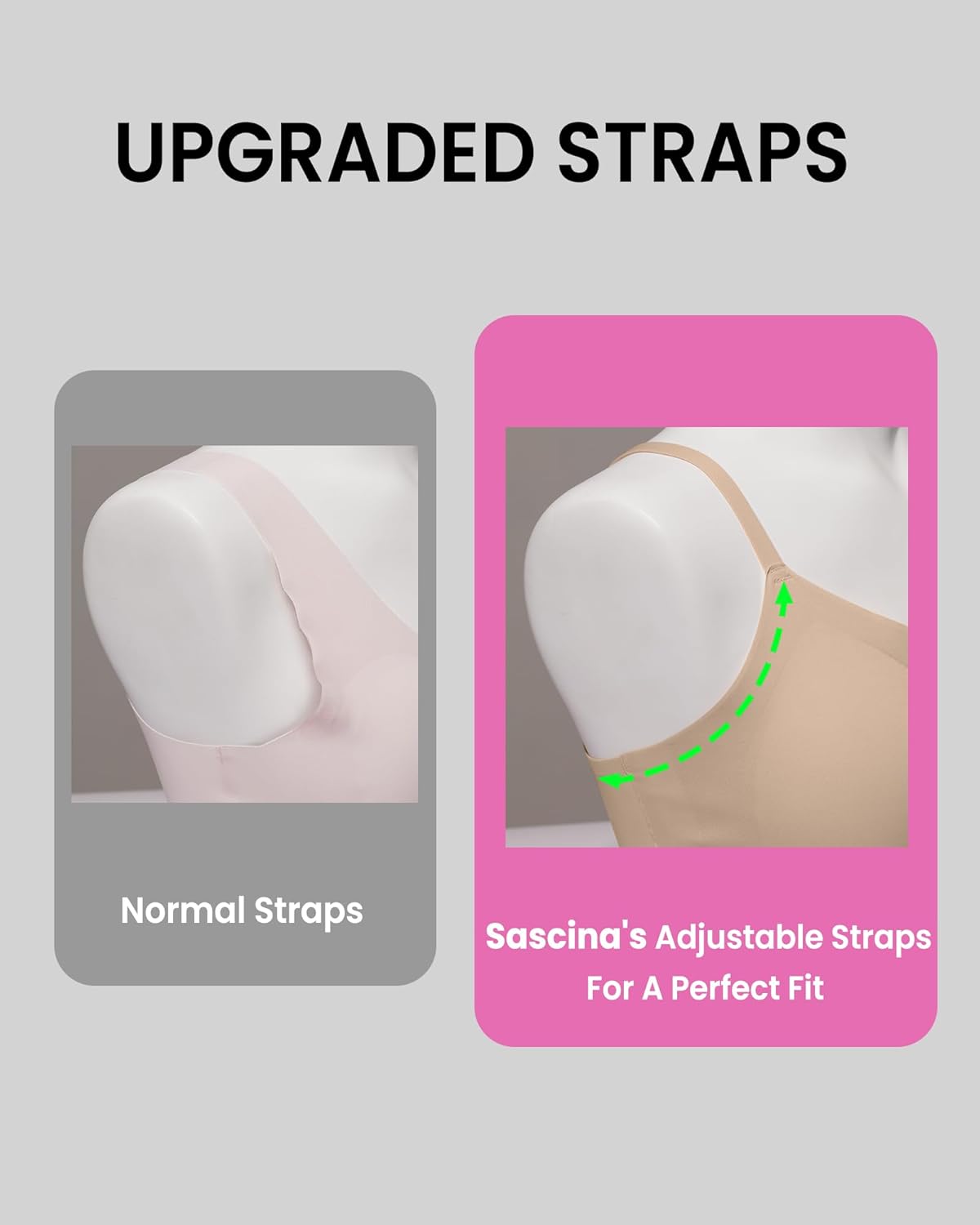 Girls Training Bras Seamless Teen Girls Sports Bras Adjustable Straps Tween Bra for Girl 10-16 - Image 4