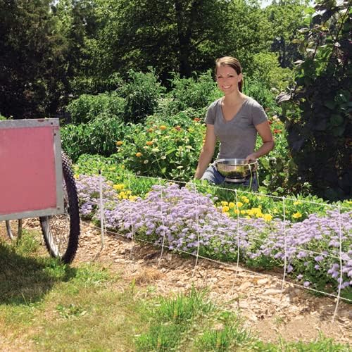 Miniatura 3 de Premier RaccoonNet 41812 - Valla de red eléctrica de 18 pulgadas, 100 pies, pico único, blanconegro