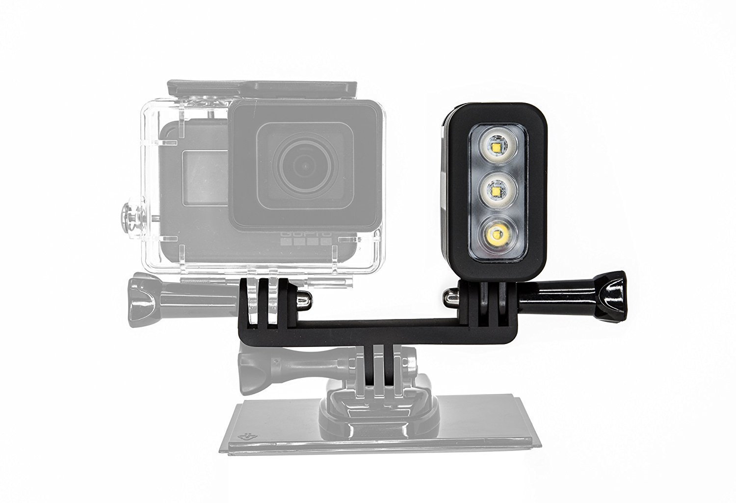 Gopro 用 水中ライト 50m防水　保証付き Gopro 用 水中ライト 50m防水 保証付き