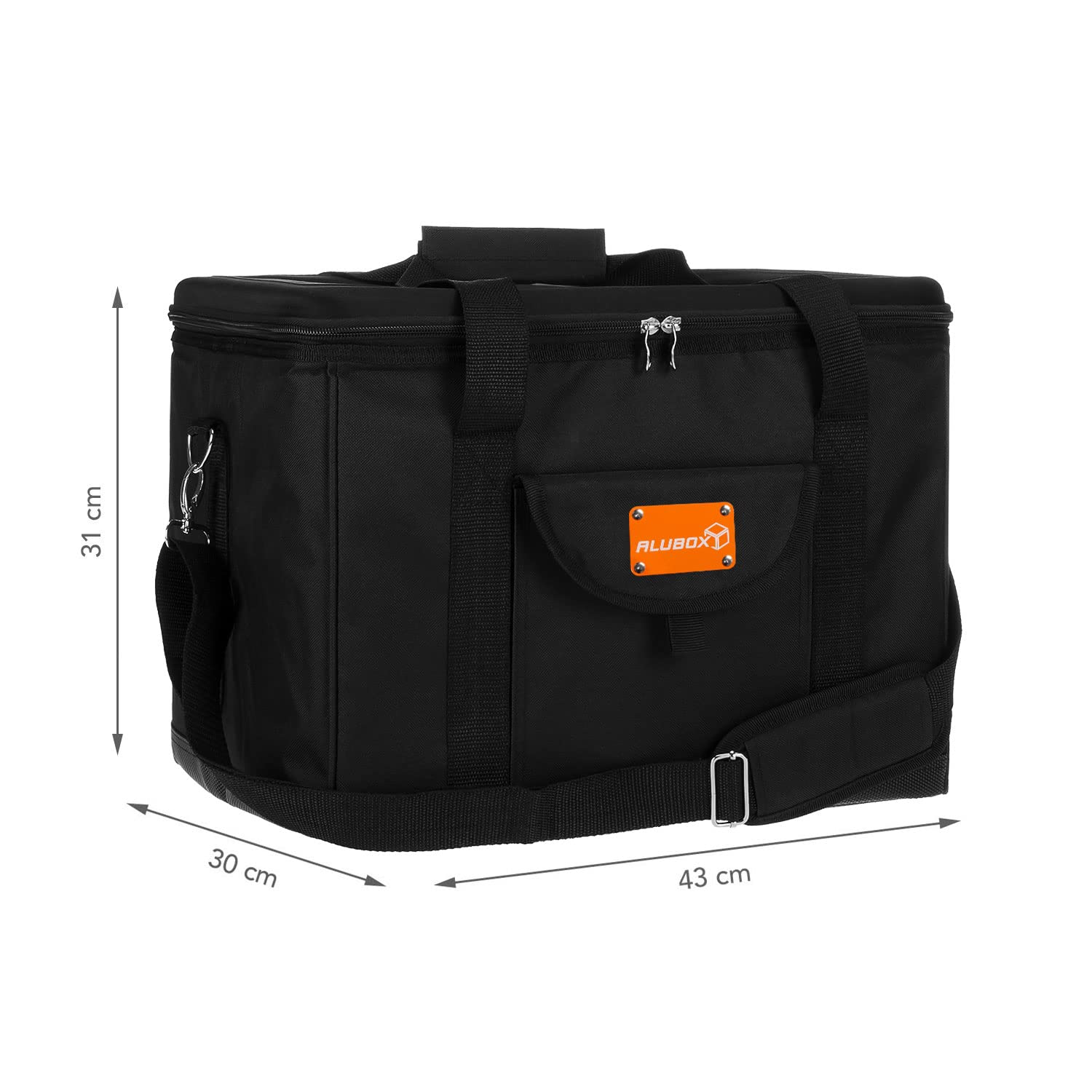 ALUBOX Sac isotherme XL Black Edition - 40 l - En polyester - Noir