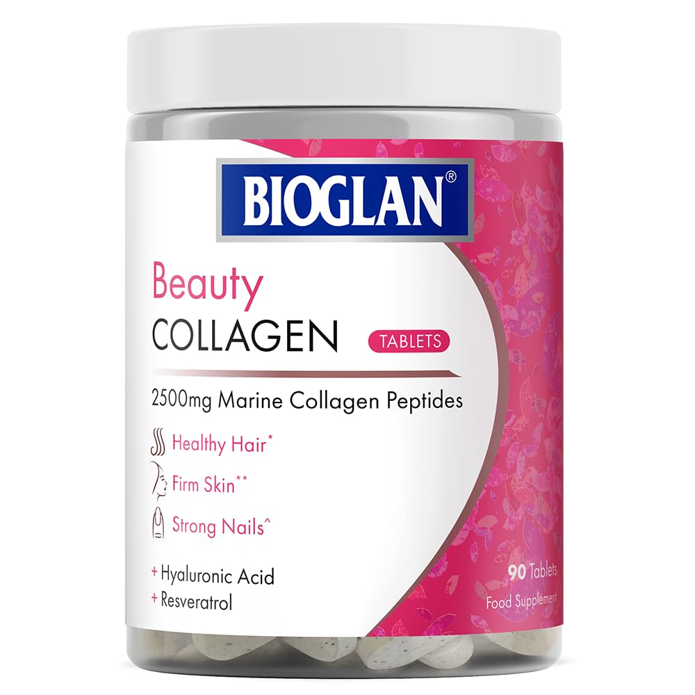 Collagen Tablets | 2500mg | Hydrolysed Marine Collagen |Hyaluronic Acid | Resveratrol | Biotin | Selenium & Vitamin C | 90 Tablets