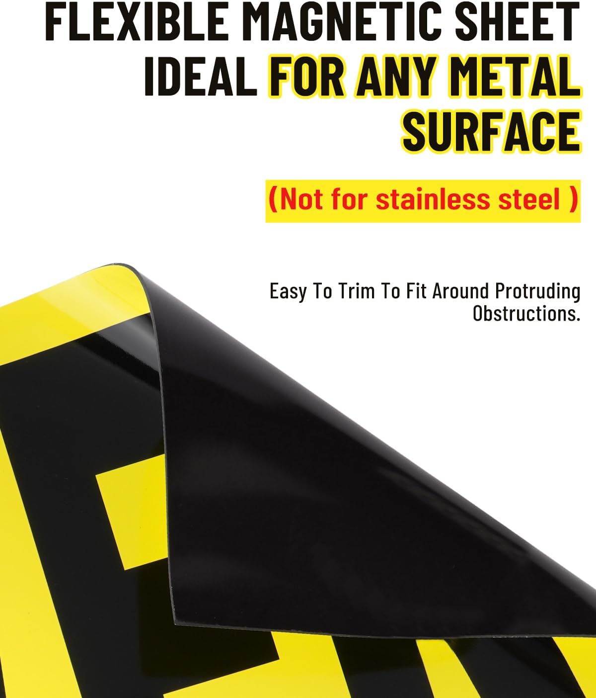 Oversize Load Signs for Trucks, Magnetic Oversized Warning Sign Professional Wide Load Sign for Safe Hauling 12" x 60"