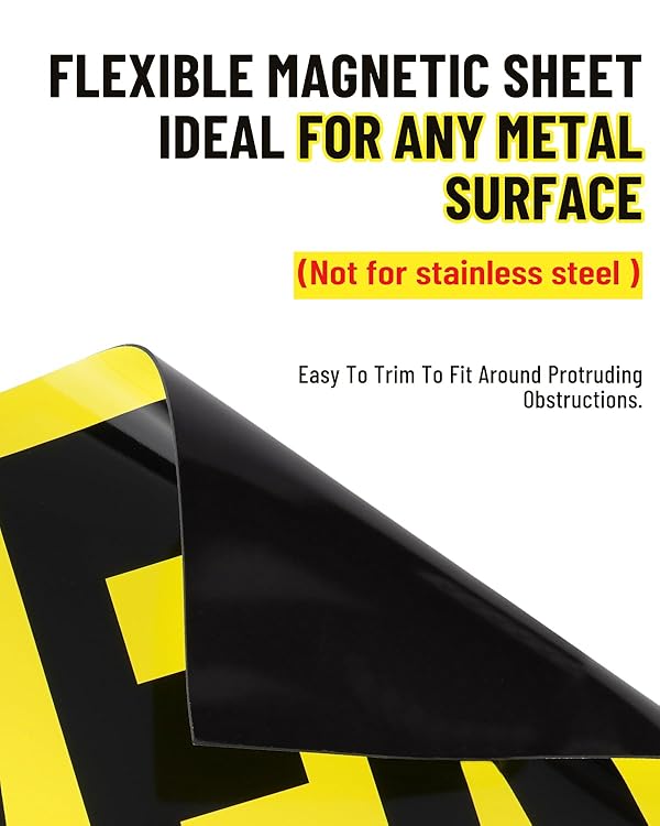 Venussar Oversize Load Signs for Trucks, Magnetic Oversized Warning Sign Professional Wide Load Sign for Safe Hauling 12" x 60" by Venussar - Image 2