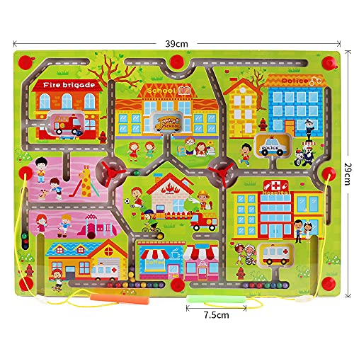 Magnete Labirinto in Legno, Zoneyan Labirinto