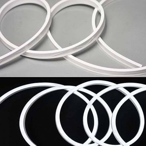 Bingotec Canal de tira LED de 164 pies164ft 0512x0197in apto para tira de 0394in 5050 2835 DIY personalizado LED neón flexible silicona impermeable