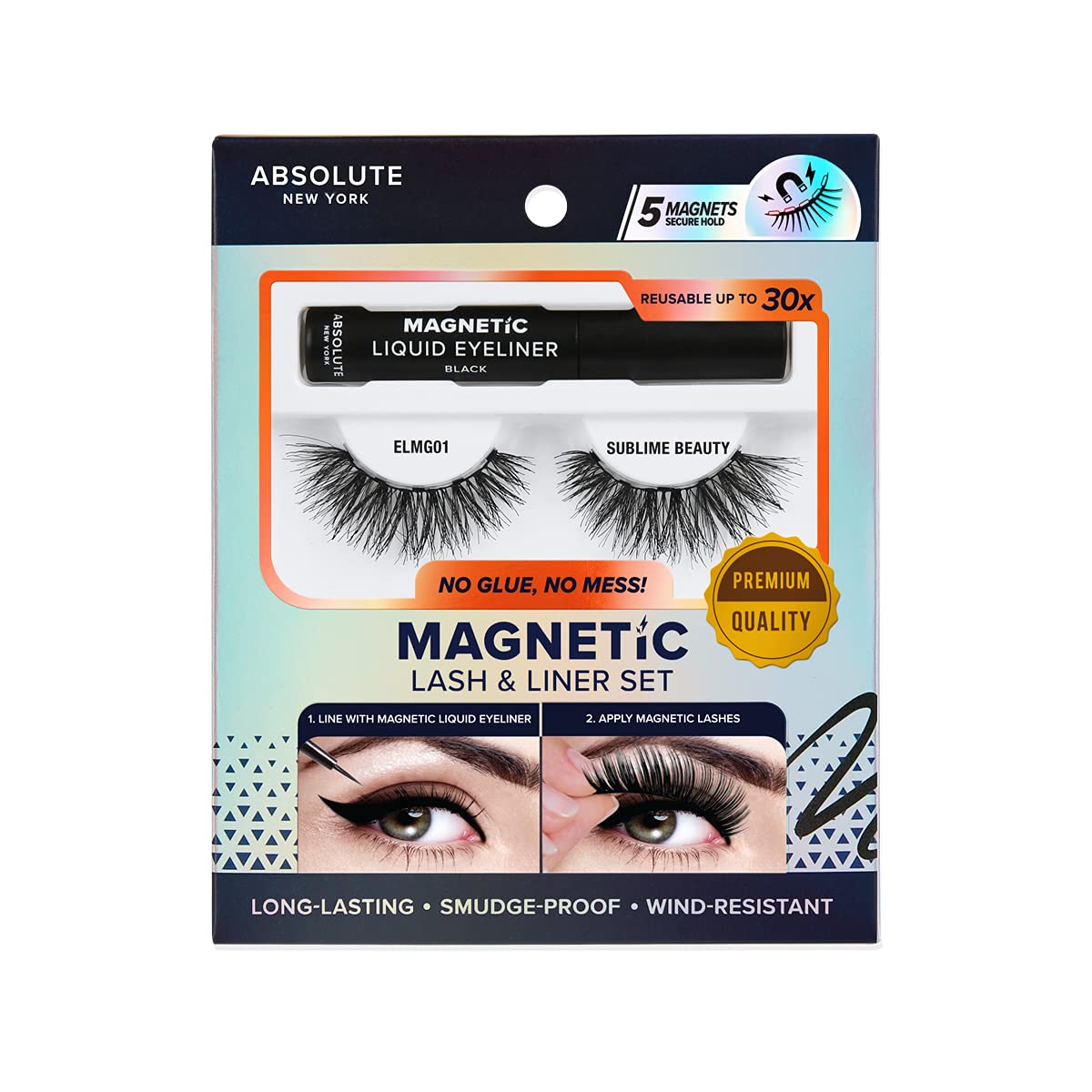 Absolute New YorkSublime Beauty Magnetic Lash & Liner Set