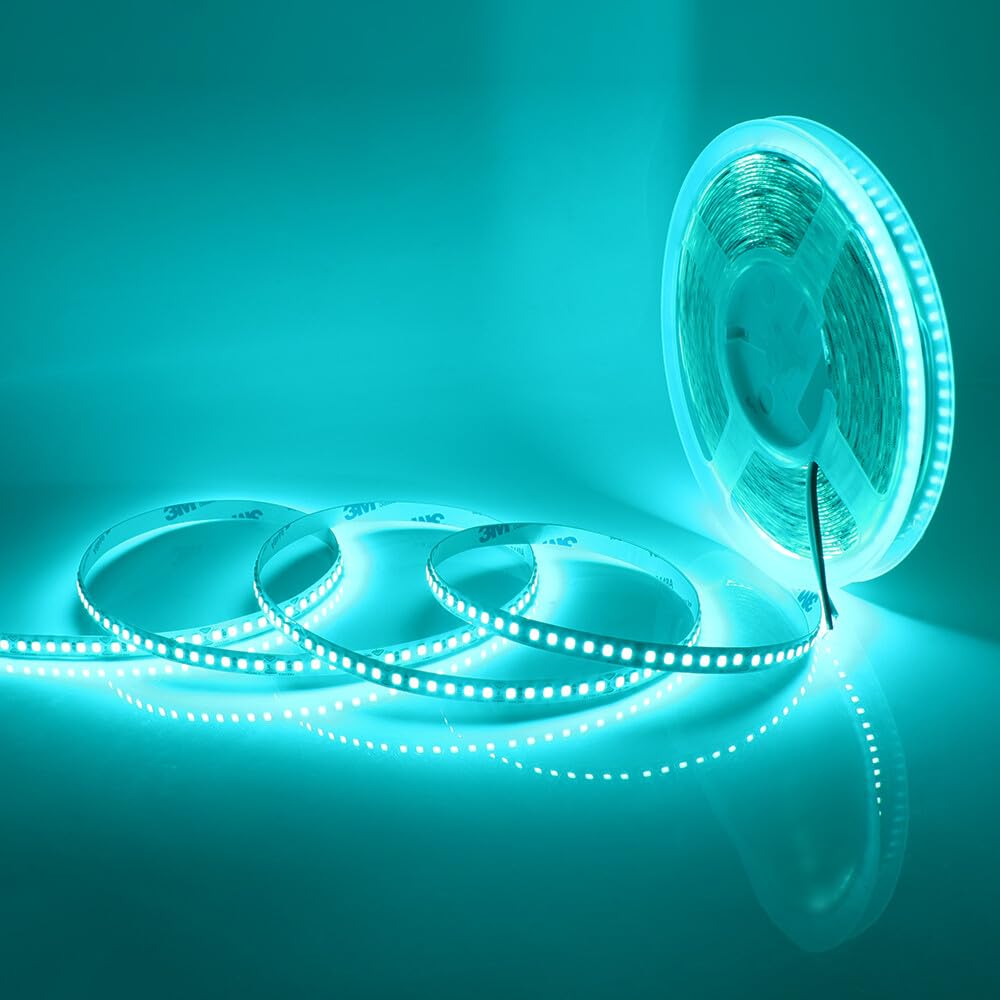KAFULA 24V LED Light Strip [10M, Mars Green], 180 LEDs/m SMD3535 Flexible Ultra-Bright LED Fairy Light CRI85+, can be Cut Every 33mm, Party Christmas Halloween Birthday Interior Decoration Lighting