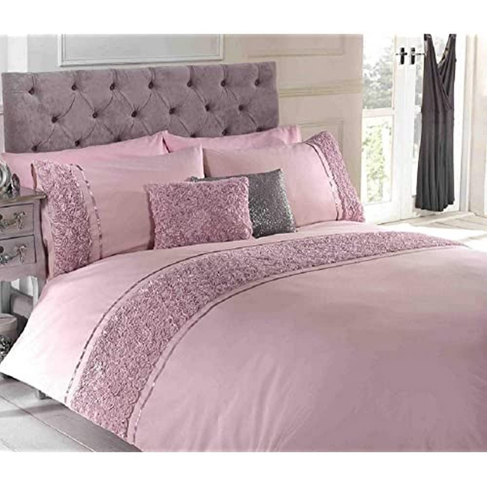 Rapport Home - Duvet Cover - Floral - Pink - Single