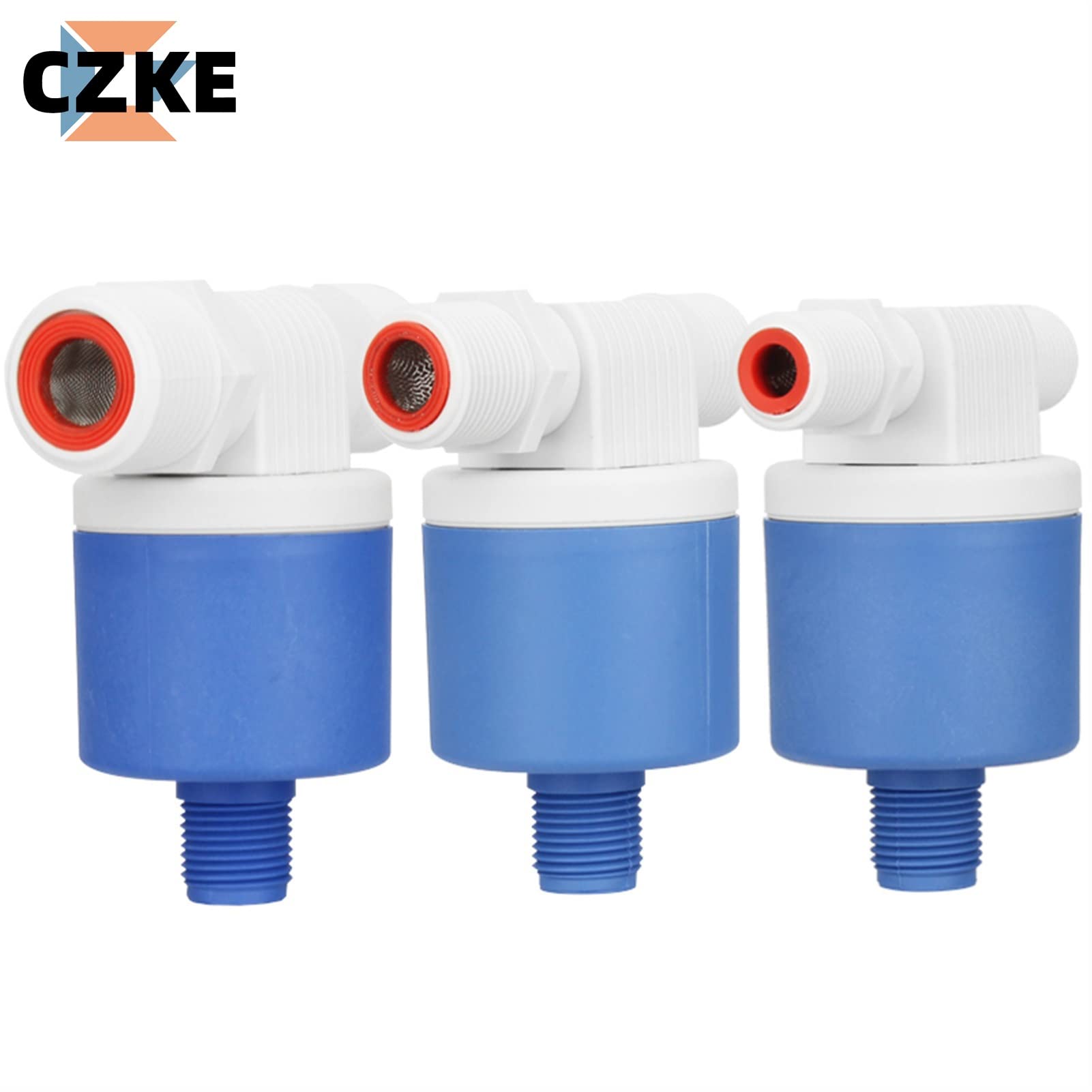 CZKE Válvula de bola flotante Válvula de flotación automática Control de nivel de agua instalado Interruptor de nivel de líquido del tanque de torre exterior (Tamaño: 1 pulgada)