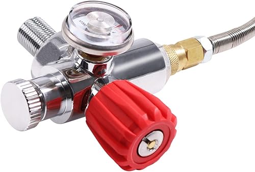 TUXING Compresor de aire del PWP 4500PSI, sistema de carga de alta presión del estruendo del tanque del CO2 de la válvula del acero inoxidable de la