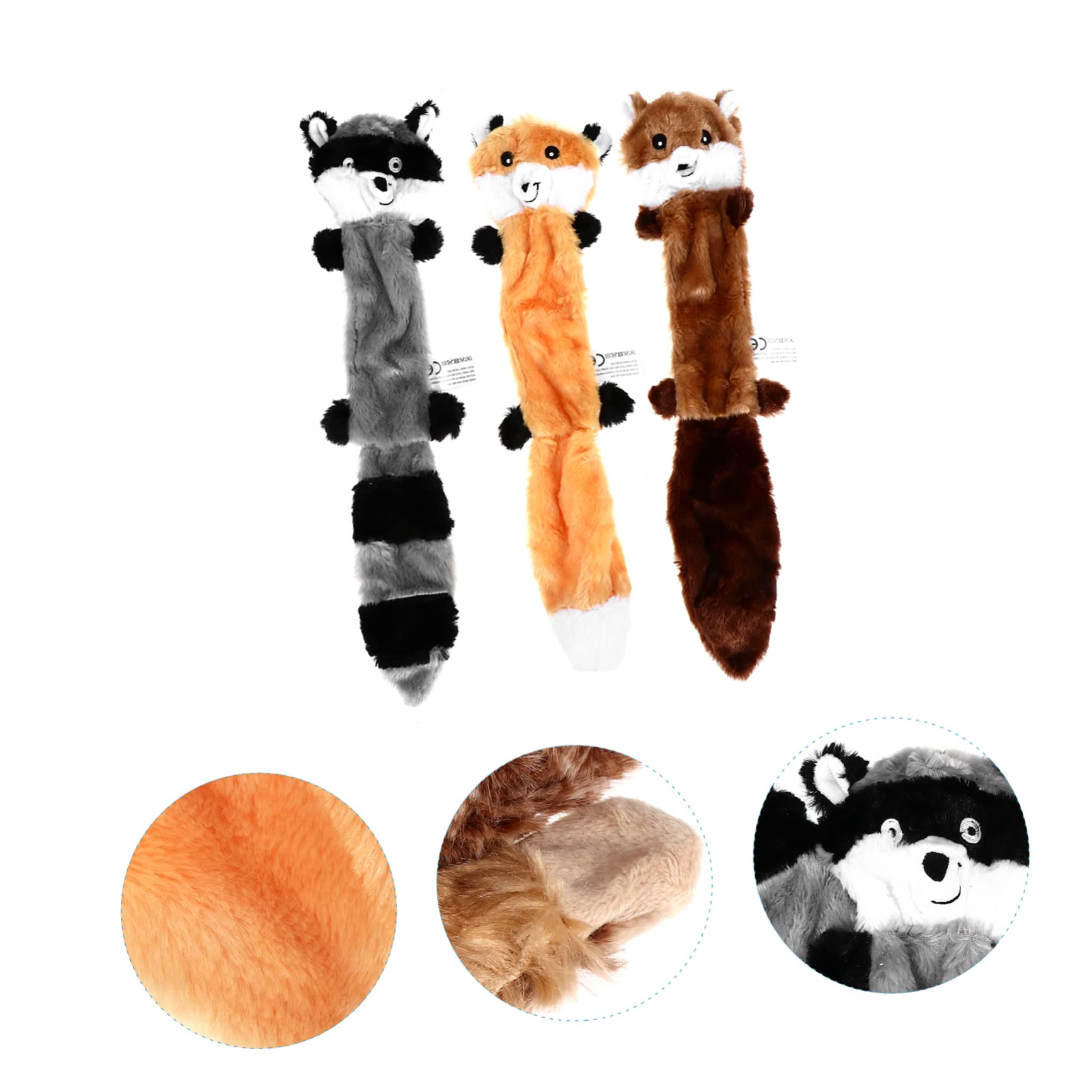 INOOMP 9piezas Juguetes De Peluche para Perros Squeaky Interactivos Juguetes Resistentes para Masticar para Cachorros y Perros Pequeños