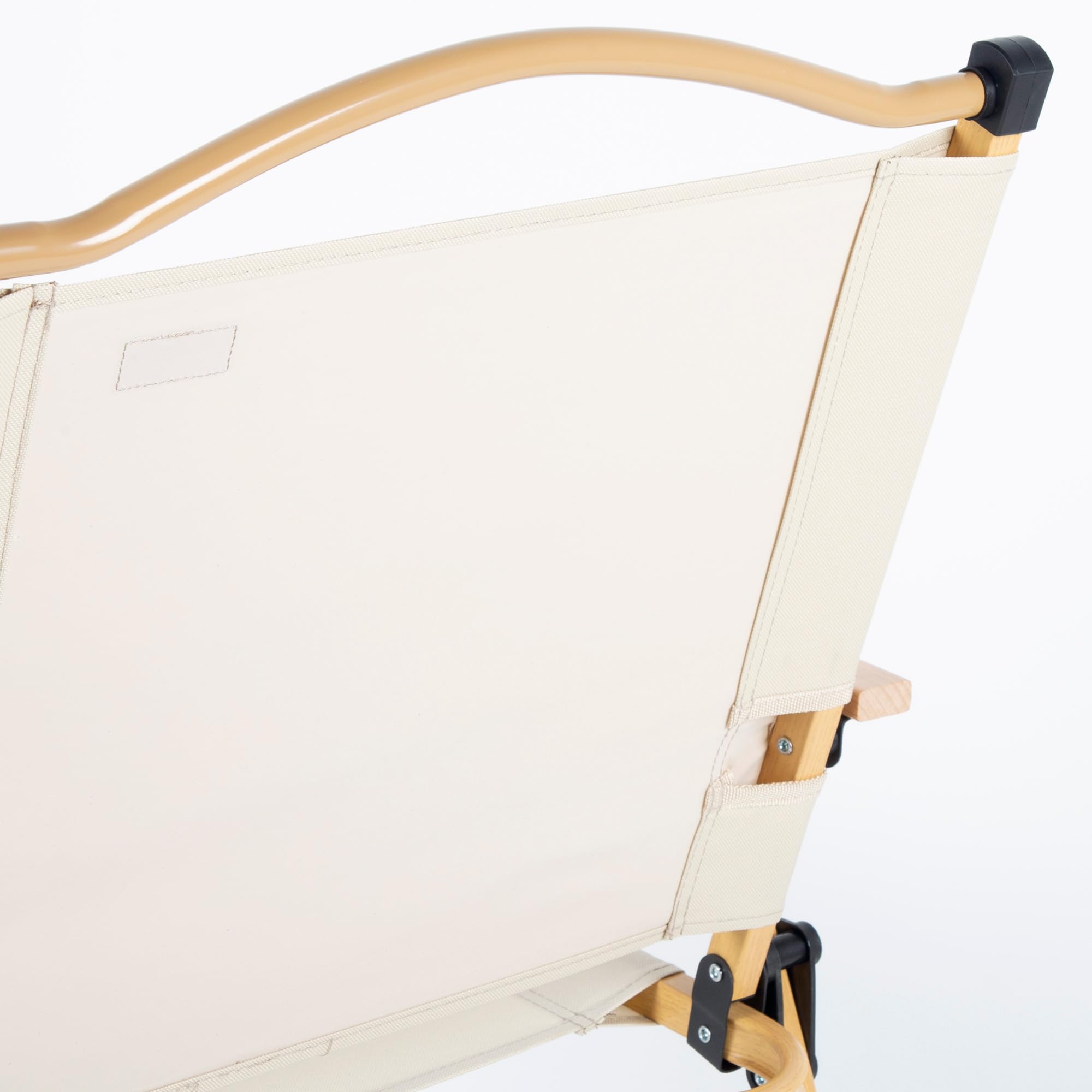 AKTIVE 63022 składane krzesło kempingowe typu Glamping sawanna, materiał: poliester i aluminium, wytrzymałe, maksymalne obciążenie 110 kg, wymiary 61 x 54 x 77 cm