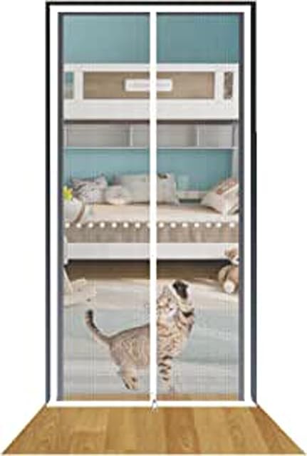Mampara For Puerta De Gato Se Adapta A Tamaño De Puerta 95 Cm X 220 Cm